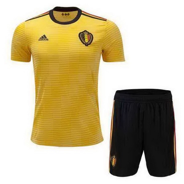 Camiseta Bélgica 2ª Niño 2018 Amarillo